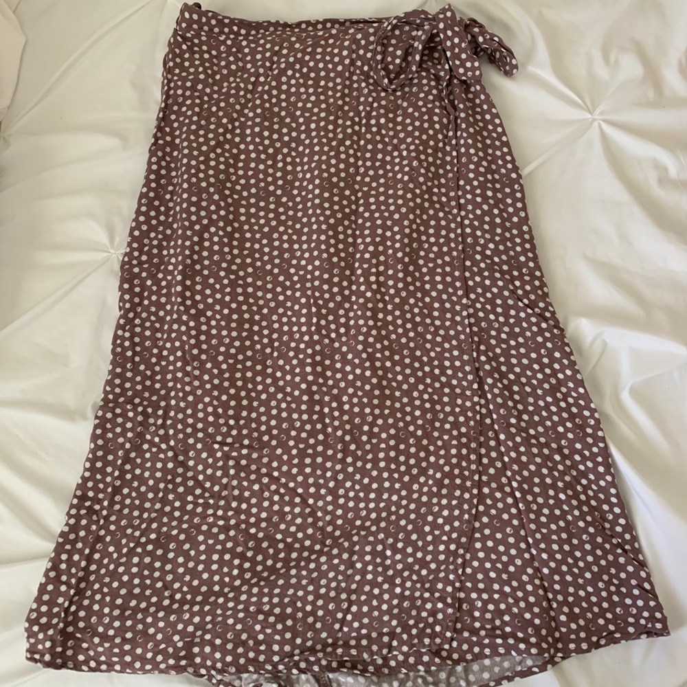 Wrap Midi Skirt (free people vibe)